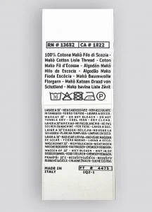 etichetta composizione