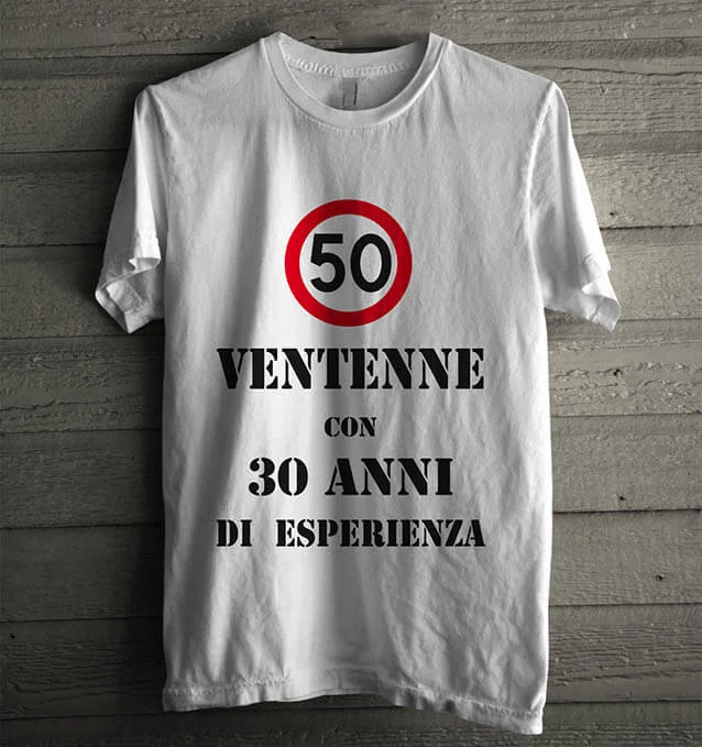 magliette celebrative 50 anni