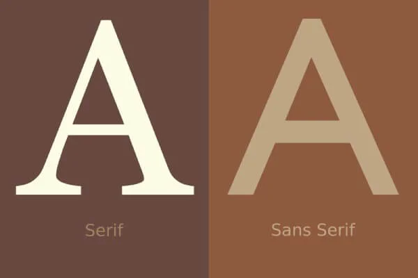 magliette personalizzate con font sans serif