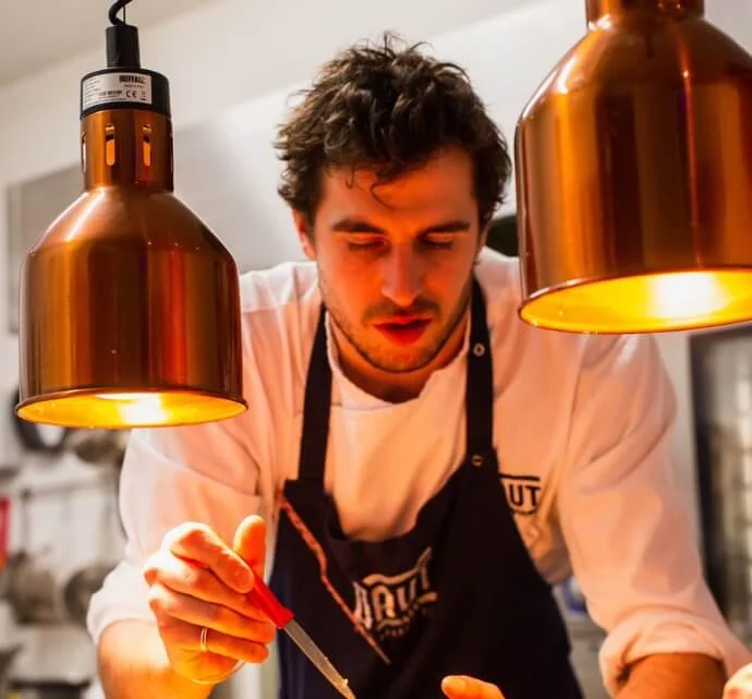 ricamo per giacca da cuoco personalizzata